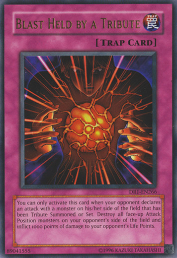Blast Held by a Tribute [DR1-EN266] Ultra Rare | Jomio and Rueliete's Cards and Comics