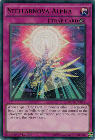 Stellarnova Alpha [DUEA-EN071] Ultra Rare | Jomio and Rueliete's Cards and Comics