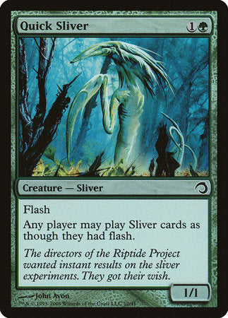 Quick Sliver [Premium Deck Series: Slivers] | Jomio and Rueliete's Cards and Comics