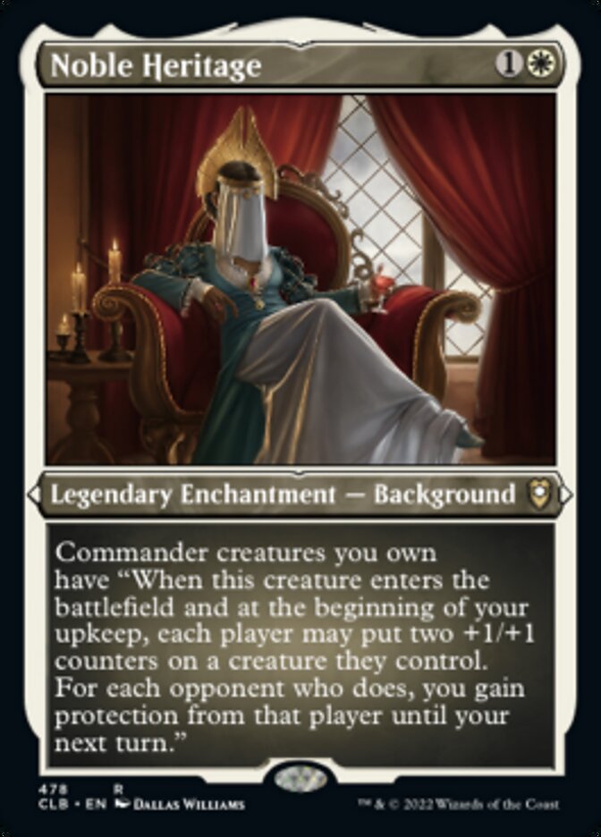 Noble Heritage (Foil Etched) [Commander Legends: Battle for Baldur's Gate] | Jomio and Rueliete's Cards and Comics