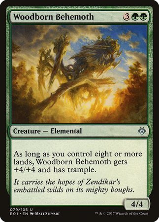 Woodborn Behemoth [Archenemy: Nicol Bolas] | Jomio and Rueliete's Cards and Comics