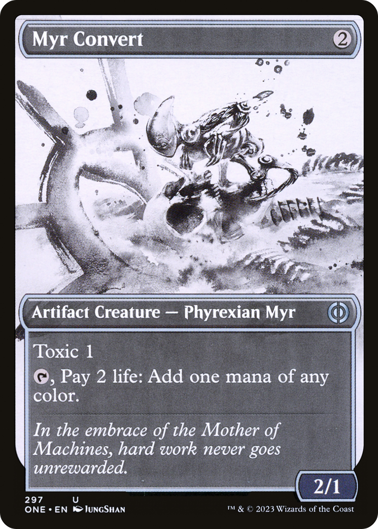 Myr Convert (Showcase Ichor) [Phyrexia: All Will Be One] | Jomio and Rueliete's Cards and Comics