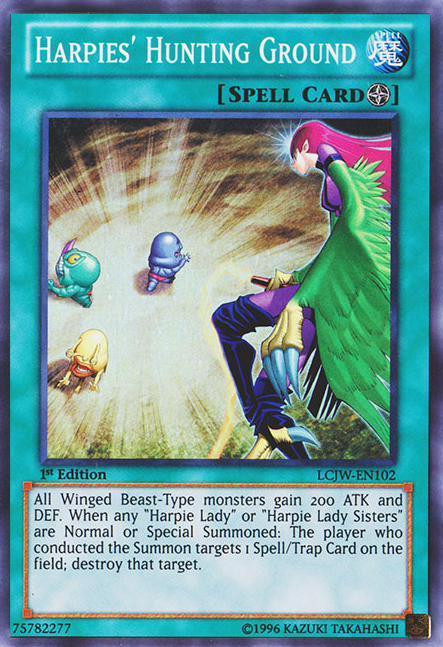 Harpies' Hunting Ground [LCJW-EN102] Super Rare | Jomio and Rueliete's Cards and Comics
