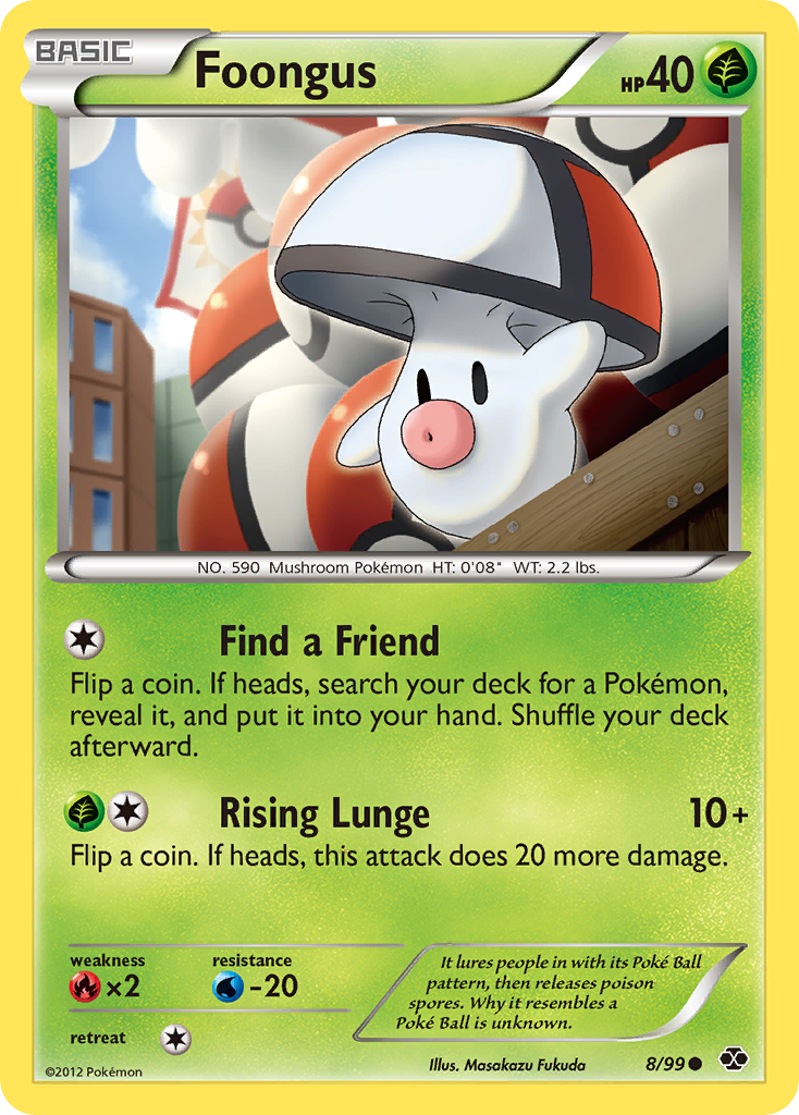 Foongus (8/99) [Black & White: Next Destinies] | Jomio and Rueliete's Cards and Comics