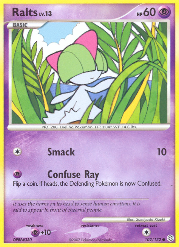 Ralts (102/132) [Diamond & Pearl: Secret Wonders] | Jomio and Rueliete's Cards and Comics