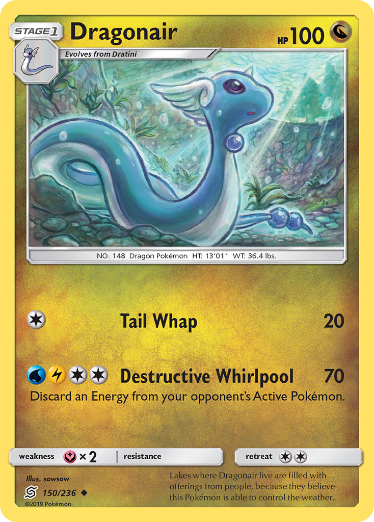 Dragonair (150/236) [Sun & Moon: Unified Minds] | Jomio and Rueliete's Cards and Comics