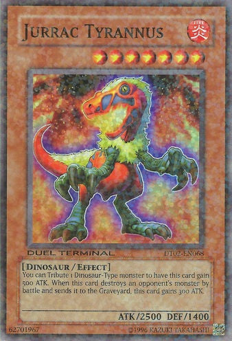 Jurrac Tyrannus [DT02-EN068] Super Rare | Jomio and Rueliete's Cards and Comics