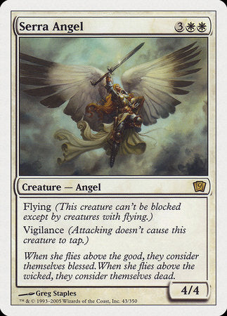 Serra Angel [Ninth Edition] | Jomio and Rueliete's Cards and Comics