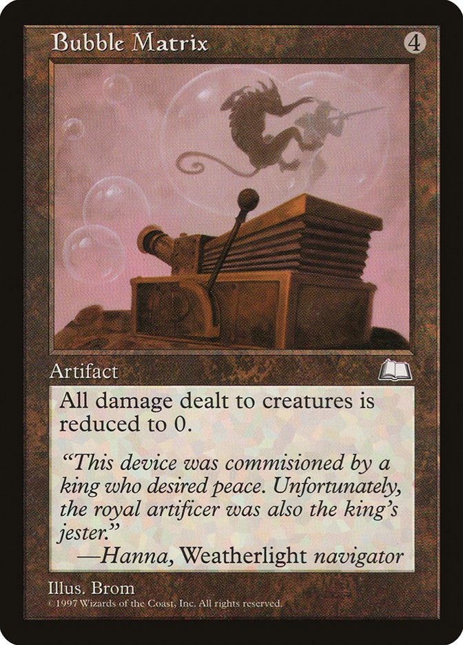 Bubble Matrix [Weatherlight] | Jomio and Rueliete's Cards and Comics