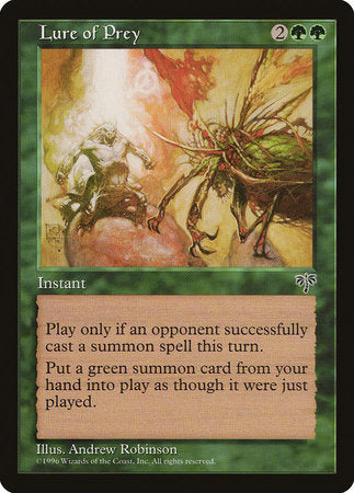 Lure of Prey [Mirage] | Jomio and Rueliete's Cards and Comics