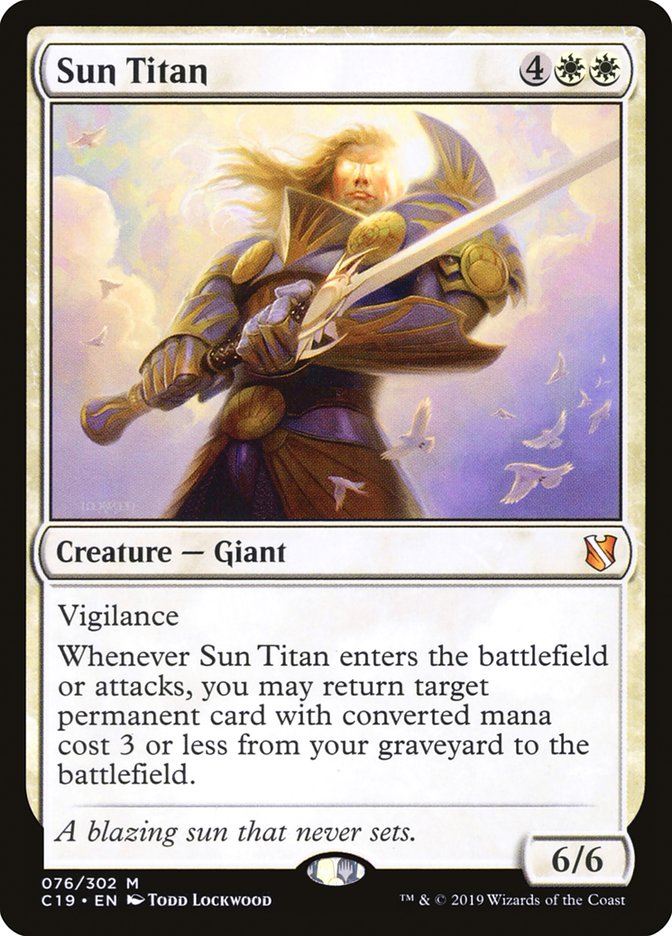 Sun Titan [Commander 2019] | Jomio and Rueliete's Cards and Comics