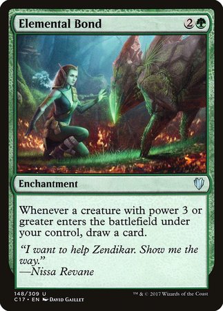 Elemental Bond [Commander 2017] | Jomio and Rueliete's Cards and Comics