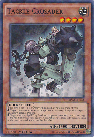 Tackle Crusader (Shatterfoil) [BP03-EN113] Common | Jomio and Rueliete's Cards and Comics