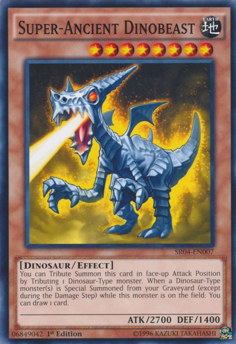 Super-Ancient Dinobeast [SR04-EN007] Common | Jomio and Rueliete's Cards and Comics