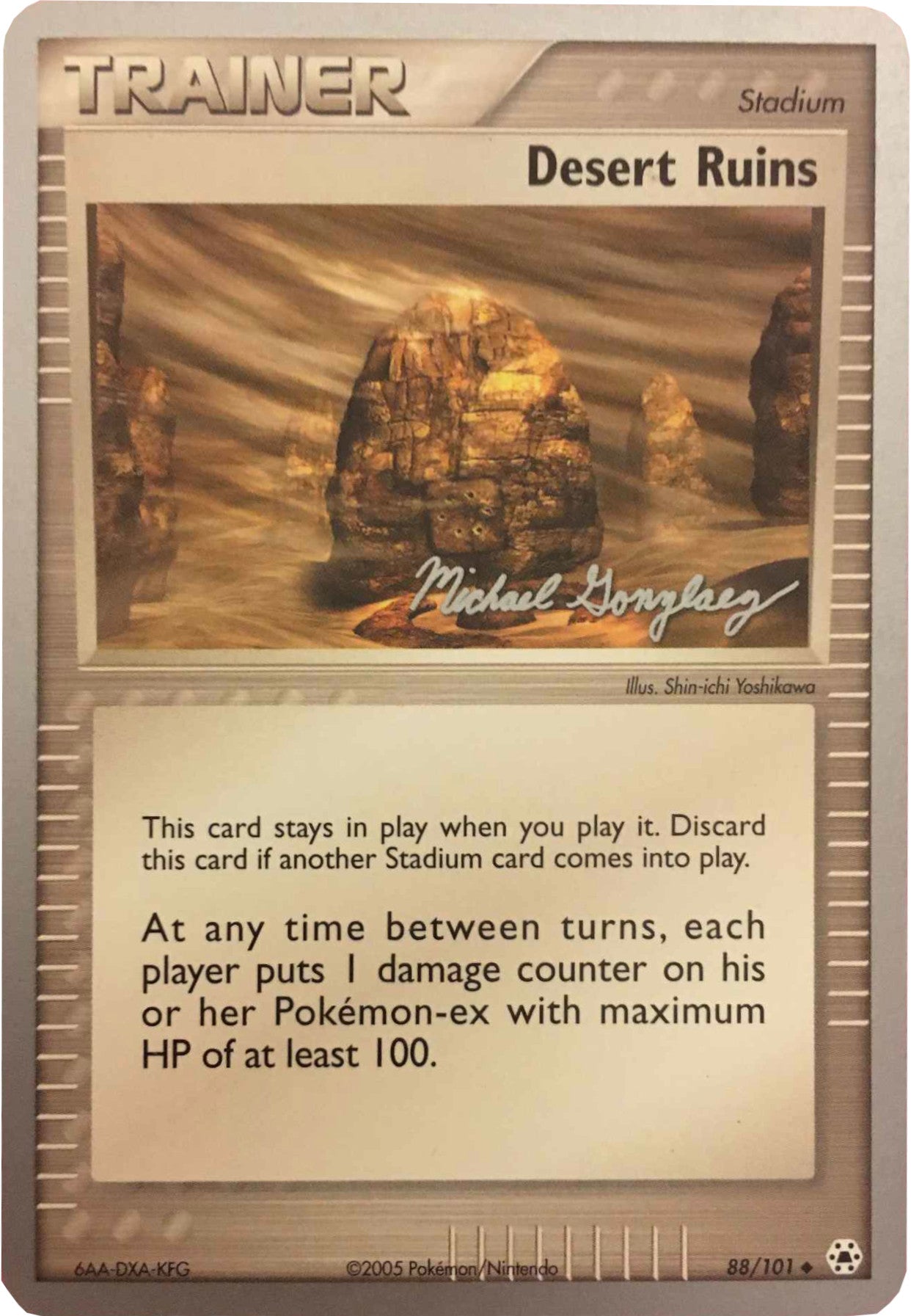 Desert Ruins (88/101) (King of the West - Michael Gonzalez) [World Championships 2005] | Jomio and Rueliete's Cards and Comics