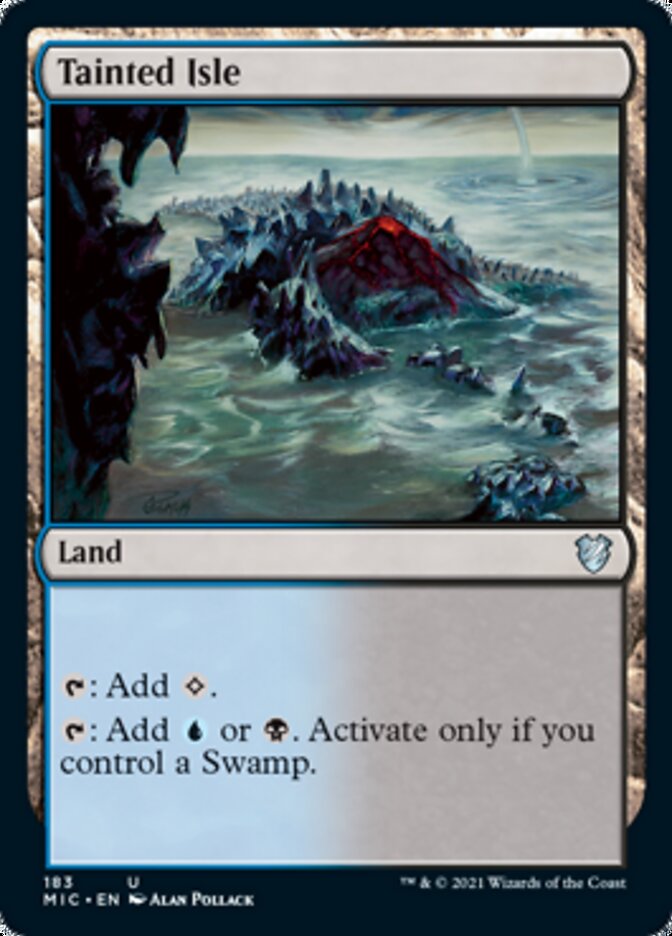 Tainted Isle [Innistrad: Midnight Hunt Commander] | Jomio and Rueliete's Cards and Comics