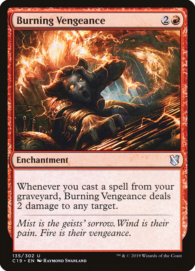 Burning Vengeance [Commander 2019] | Jomio and Rueliete's Cards and Comics