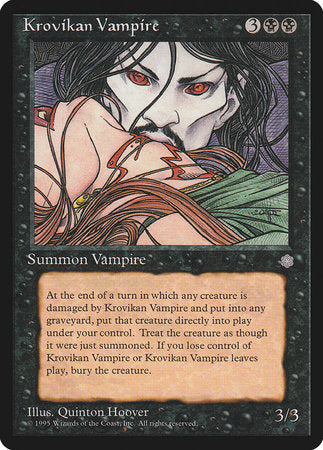 Krovikan Vampire [Ice Age] | Jomio and Rueliete's Cards and Comics