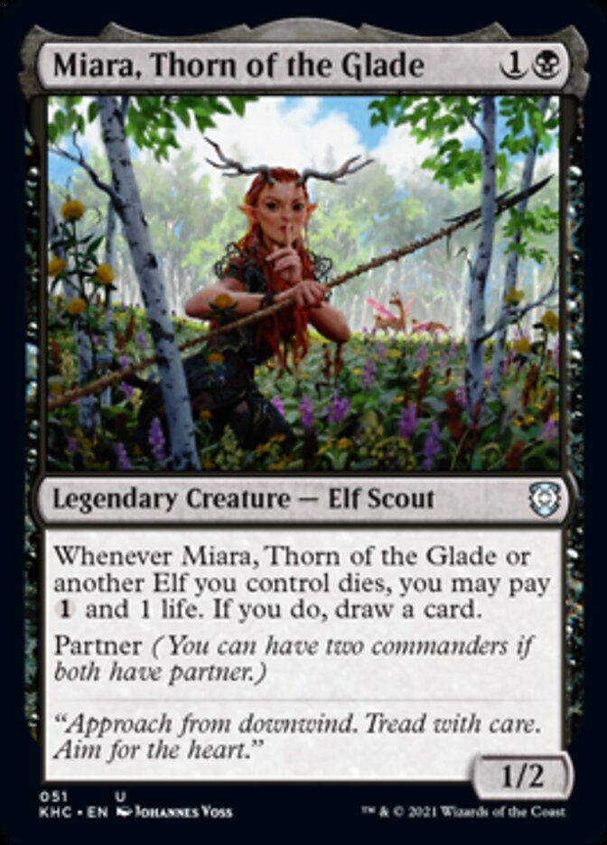 Miara, Thorn of the Glade [Kaldheim Commander] | Jomio and Rueliete's Cards and Comics
