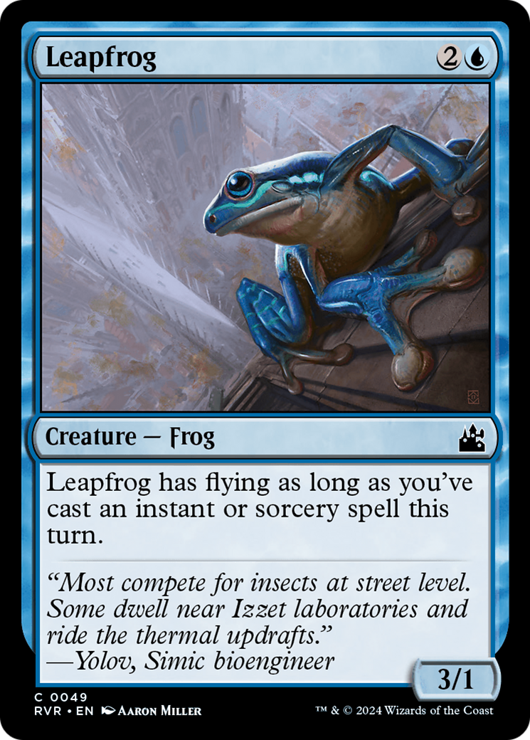 Leapfrog [Ravnica Remastered] | Jomio and Rueliete's Cards and Comics