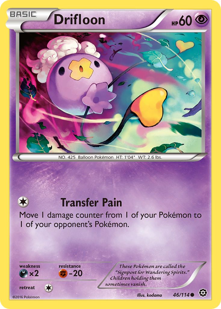 Drifloon (46/114) [XY: Steam Siege] | Jomio and Rueliete's Cards and Comics