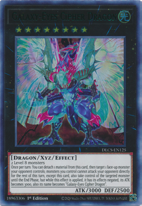 Galaxy-Eyes Cipher Dragon (Green) [DLCS-EN125] Ultra Rare | Jomio and Rueliete's Cards and Comics