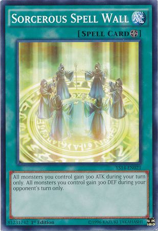 Sorcerous Spell Wall [YS14-EN021] Common | Jomio and Rueliete's Cards and Comics