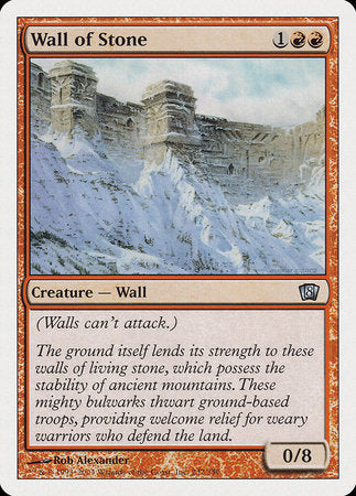 Wall of Stone [Eighth Edition] | Jomio and Rueliete's Cards and Comics