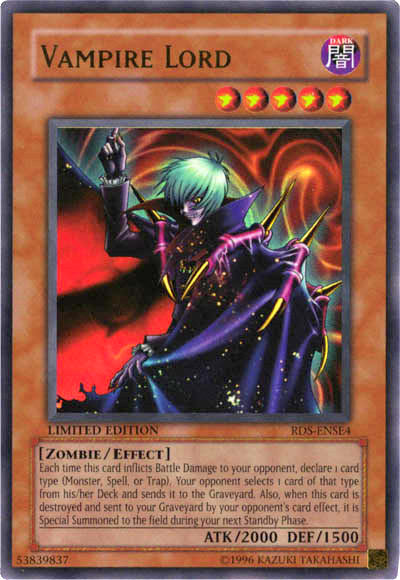 Vampire Lord [RDS-ENSE4] Ultra Rare | Jomio and Rueliete's Cards and Comics