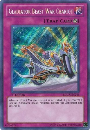 Gladiator Beast War Chariot [LCGX-EN266] Secret Rare | Jomio and Rueliete's Cards and Comics