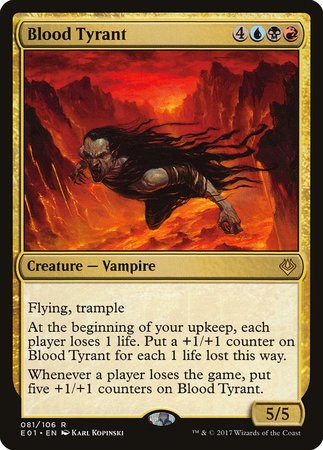 Blood Tyrant [Archenemy: Nicol Bolas] | Jomio and Rueliete's Cards and Comics