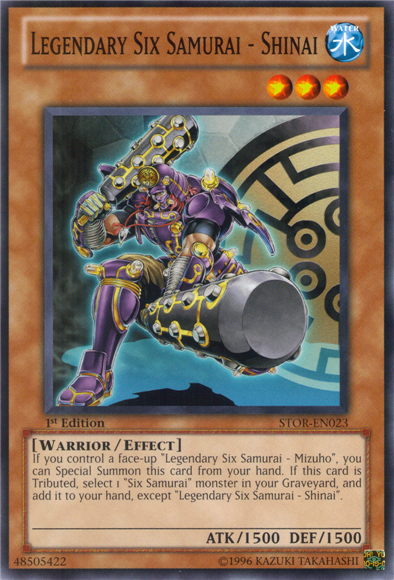 Legendary Six Samurai - Shinai [STOR-EN023] Common | Jomio and Rueliete's Cards and Comics