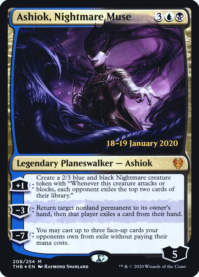 Ashiok, Nightmare Muse [Theros Beyond Death Prerelease Promos] | Jomio and Rueliete's Cards and Comics