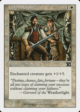 Hero's Resolve [Classic Sixth Edition] | Jomio and Rueliete's Cards and Comics
