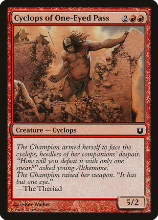 Cyclops of One-Eyed Pass [Born of the Gods] | Jomio and Rueliete's Cards and Comics
