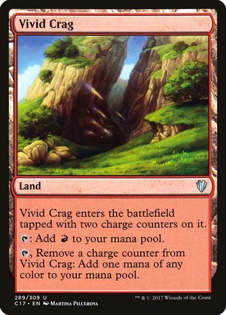 Vivid Crag [Commander 2017] | Jomio and Rueliete's Cards and Comics