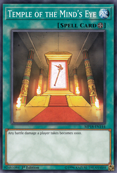 Temple of the Mind's Eye [MP18-EN144] Common | Jomio and Rueliete's Cards and Comics