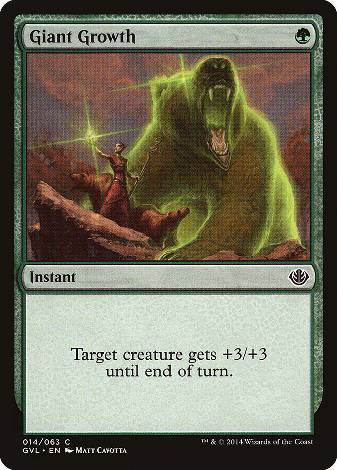 Giant Growth (Garruk vs. Liliana) [Duel Decks Anthology] | Jomio and Rueliete's Cards and Comics