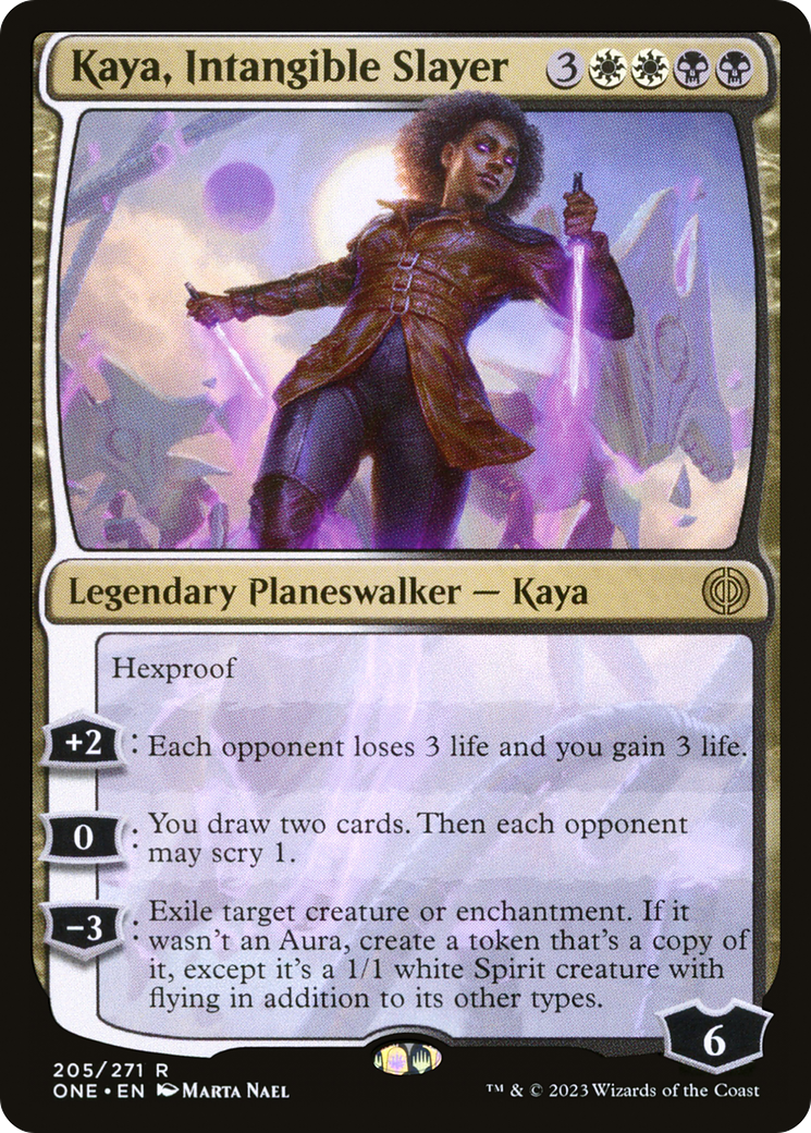 Kaya, Intangible Slayer [Phyrexia: All Will Be One] | Jomio and Rueliete's Cards and Comics