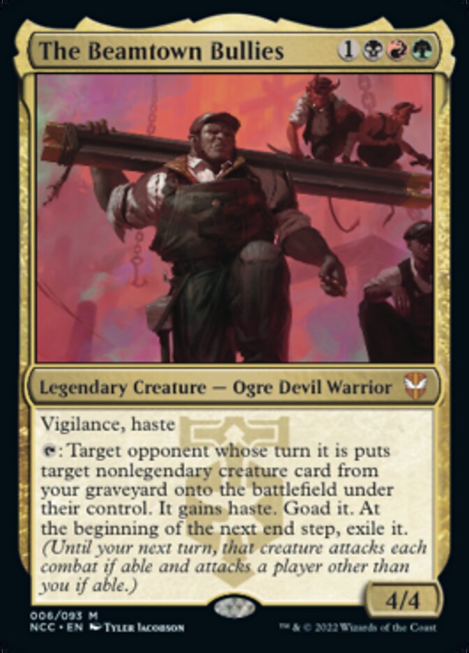 The Beamtown Bullies [Streets of New Capenna Commander] | Jomio and Rueliete's Cards and Comics