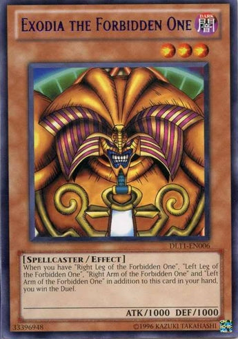 Exodia the Forbidden One (Purple) [DL11-EN006] Rare | Jomio and Rueliete's Cards and Comics