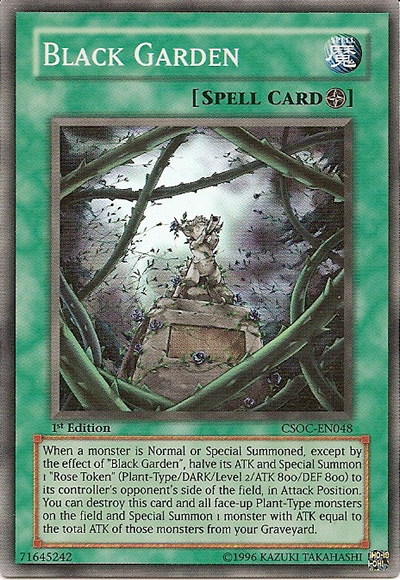 Black Garden [CSOC-EN048] Super Rare | Jomio and Rueliete's Cards and Comics
