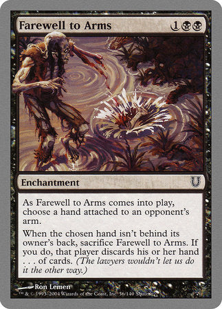 Farewell to Arms [Unhinged] | Jomio and Rueliete's Cards and Comics