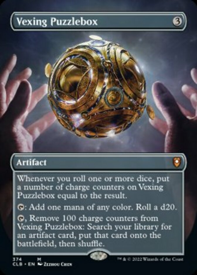 Vexing Puzzlebox (Borderless Alternate Art) [Commander Legends: Battle for Baldur's Gate] | Jomio and Rueliete's Cards and Comics