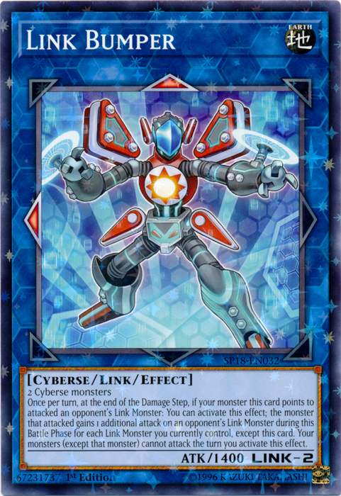 Link Bumper (Starfoil) [SP18-EN032] Starfoil Rare | Jomio and Rueliete's Cards and Comics