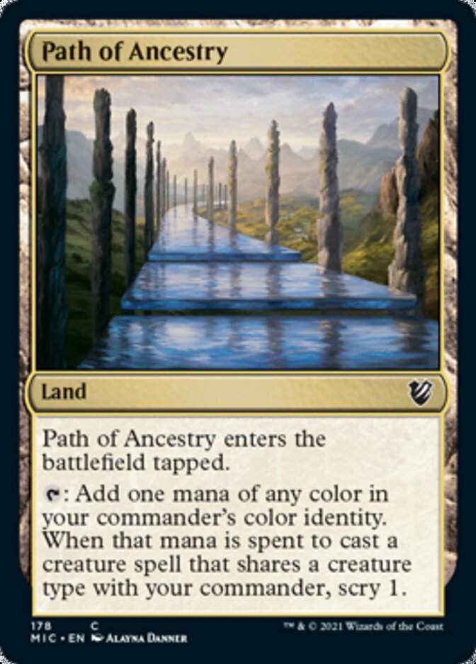 Path of Ancestry [Innistrad: Midnight Hunt Commander] | Jomio and Rueliete's Cards and Comics