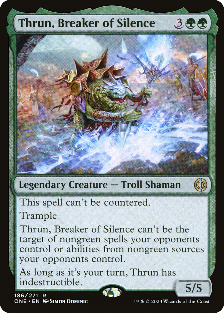 Thrun, Breaker of Silence [Phyrexia: All Will Be One] | Jomio and Rueliete's Cards and Comics