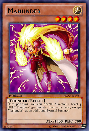 Mahunder [REDU-EN096] Rare | Jomio and Rueliete's Cards and Comics
