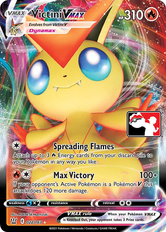 Victini VMAX (022/163) [Prize Pack Series One] | Jomio and Rueliete's Cards and Comics