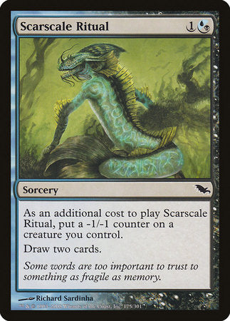 Scarscale Ritual [Shadowmoor] | Jomio and Rueliete's Cards and Comics